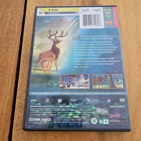 Bambi II (DVD, 2011, Special Edition) - Picture 2 of 3
